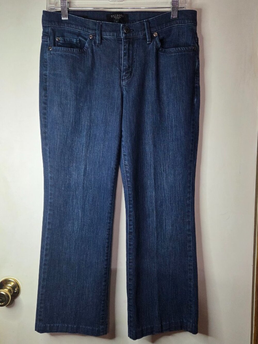 Talbots Petites Bootcut Jeans Women's Size 6P Dark Wash Classic Denim